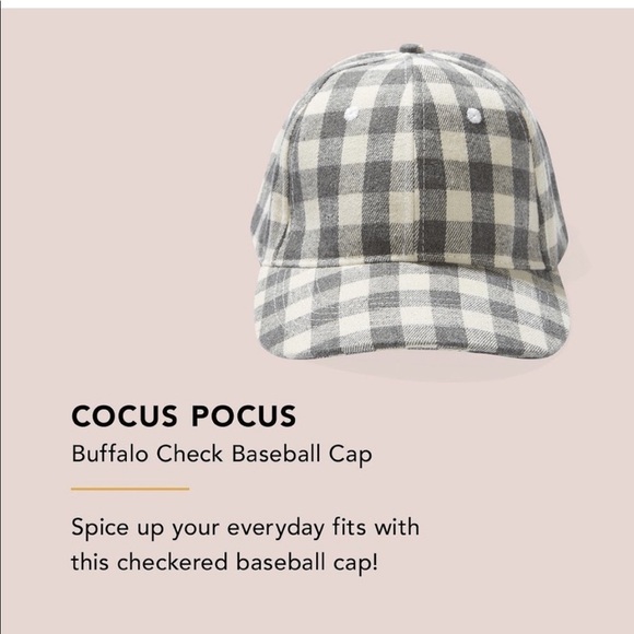 Cocus Pocus Buffalo Checkered Baseball Cap - Picture 5 of 10